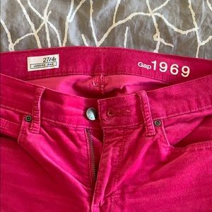 Hot Pink Gap Legging Jean - Size 4